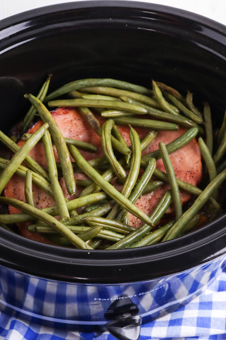 Slow Cooker Ham and Potatoes