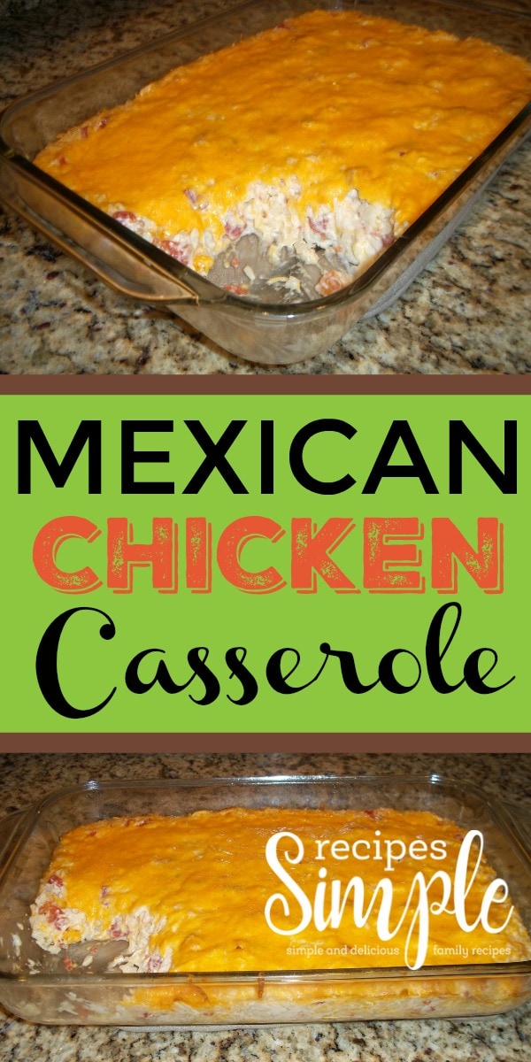 Mexican Chicken Casserole Recipe