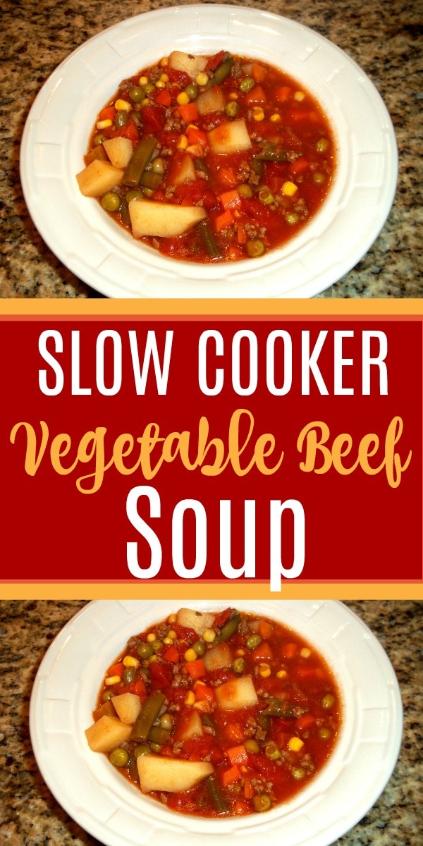 low Cooker Vegetable Beef Soup Recipe