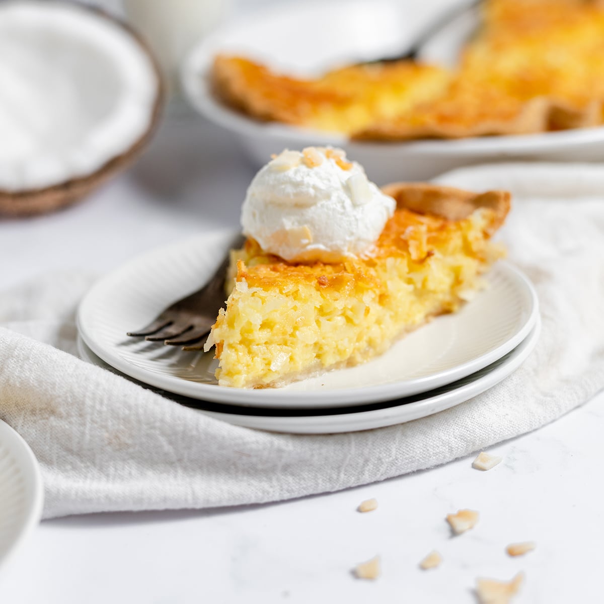 Coconut Custard Pie Recipe