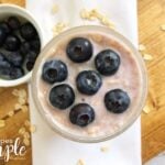 Overnight Blueberry Oats In Jar Recipe