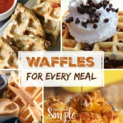 Waffles for Every Meal Ideas
