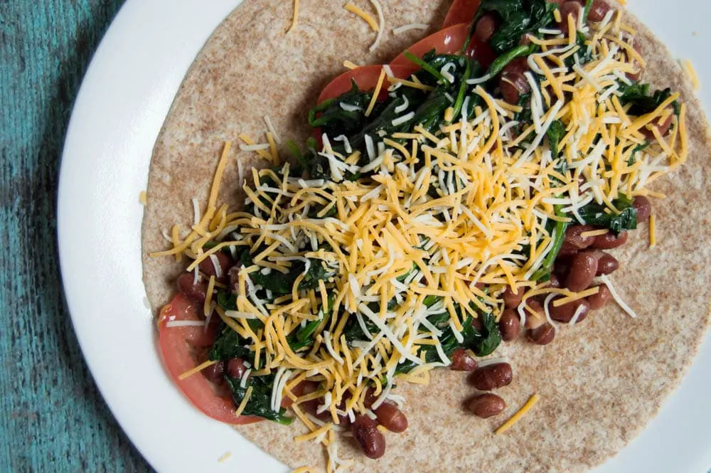 Spinach wrap