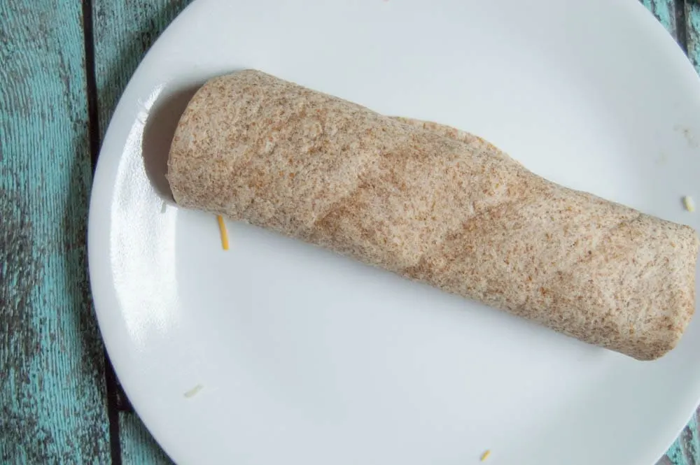 Rolled Spinach wrap