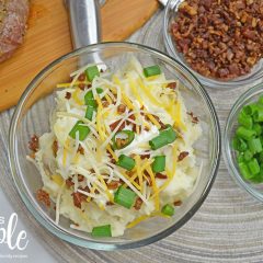 Easy Loaded Mashed Potatoes