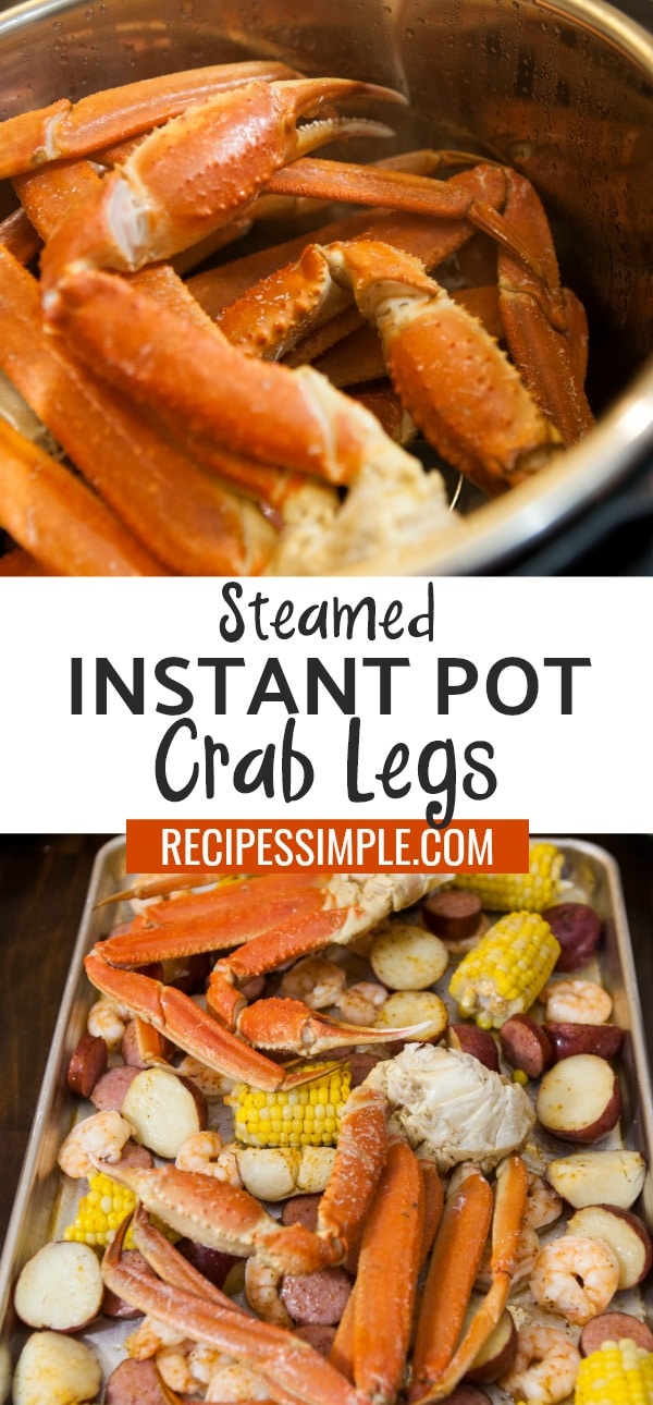 If you have seafood lovers in your family that love Crab legs, now you can easily satisfy their cravings by cooking crab legs at home in the Instant Pot. So easy and so delicious! #instantpot #crablegs #seafood