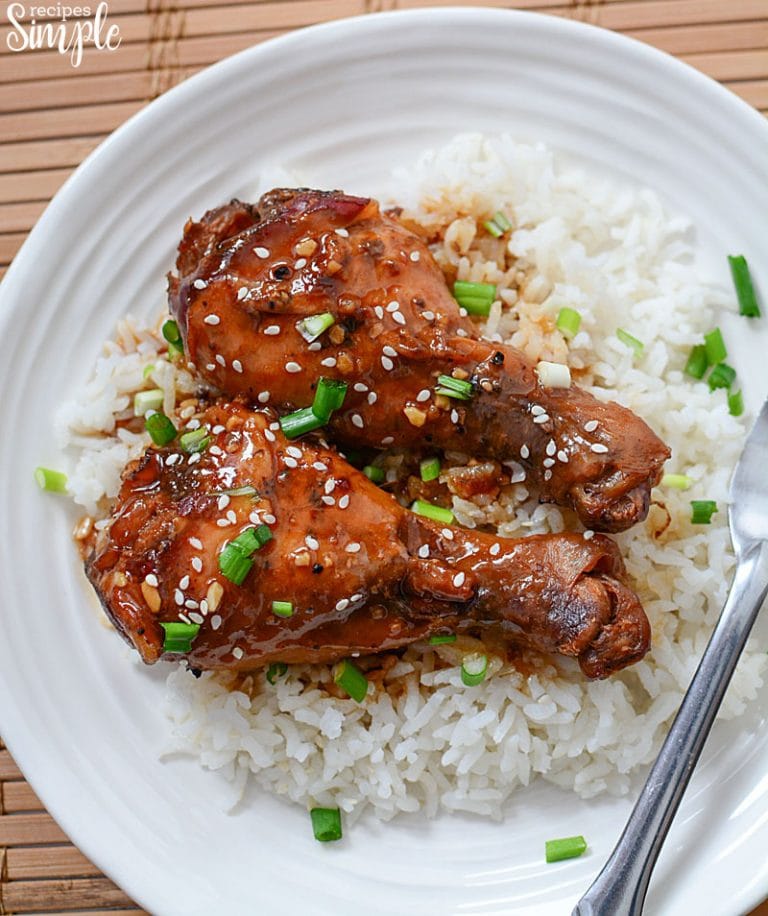 Slow Cooker Honey Garlic Chicken Legs Recipes Simple