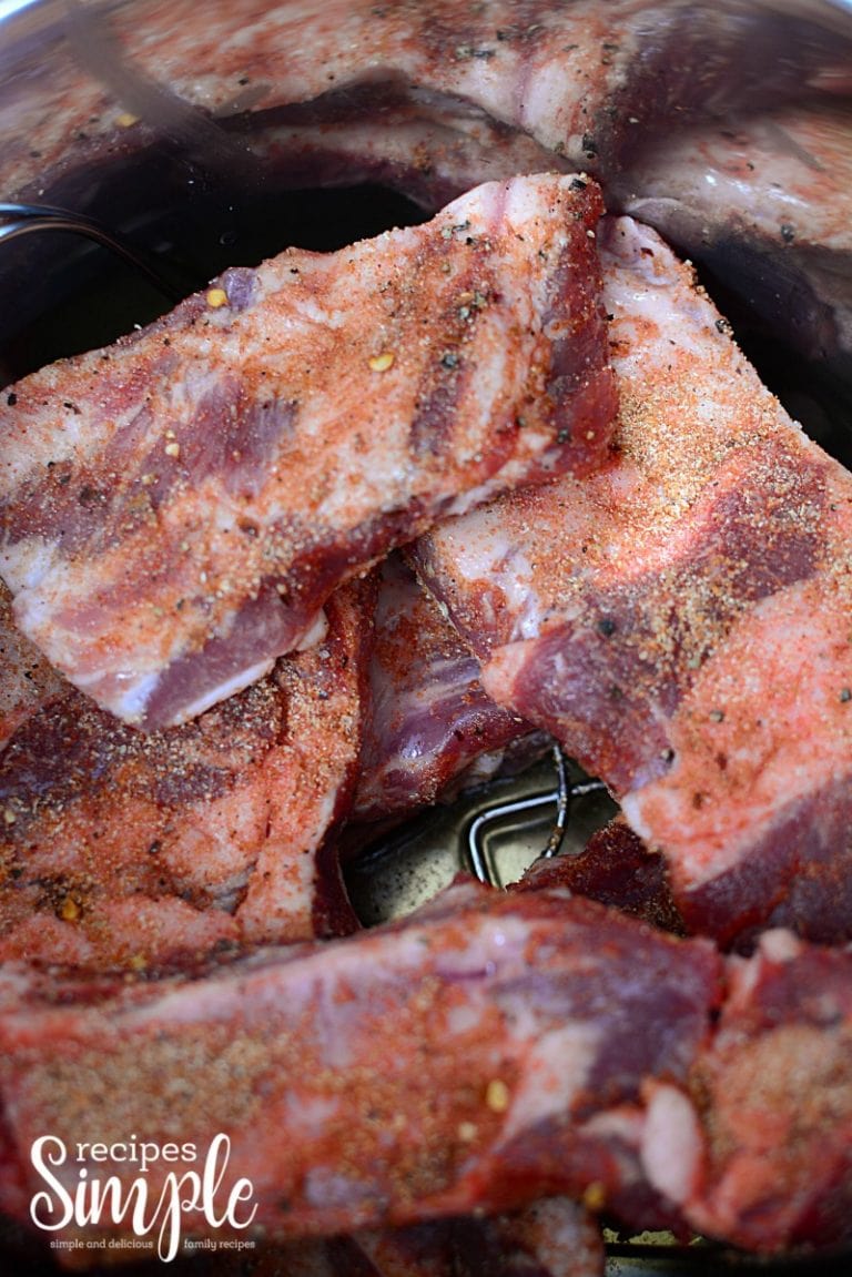 Instant Pot Apple BBQ Side Ribs Recipes Simple