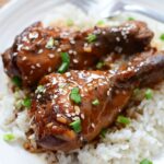 Slow Cooker Honey Garlic Chicken Legs