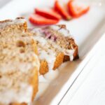 glazed strawberry bread