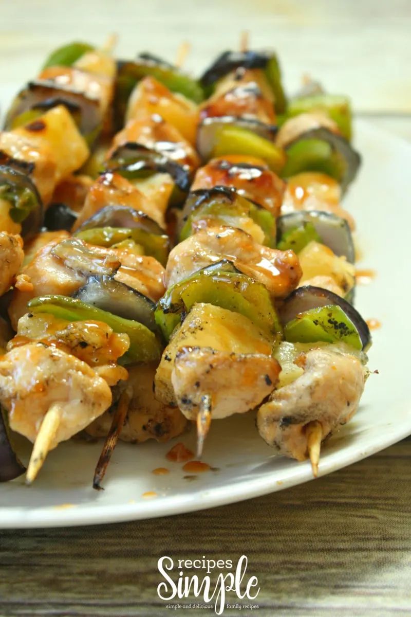Grilled Pineapple Chicken Kabobs