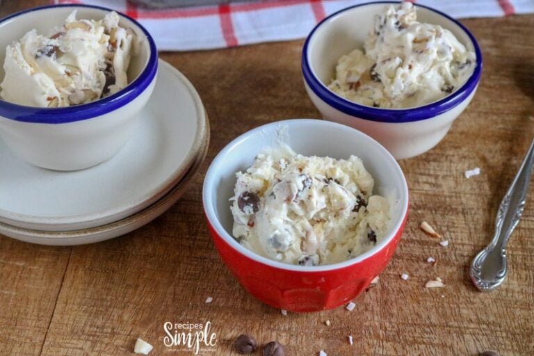 No Churn Almond Joy Ice Cream
