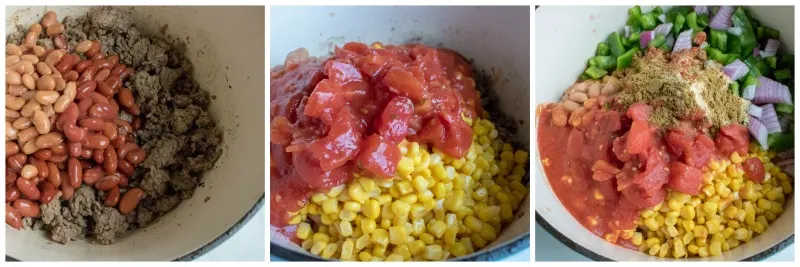 Tex Mex Hamburger Soup Stockpot Ingredients