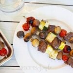 Grilled Beef and Veggie Kabobs