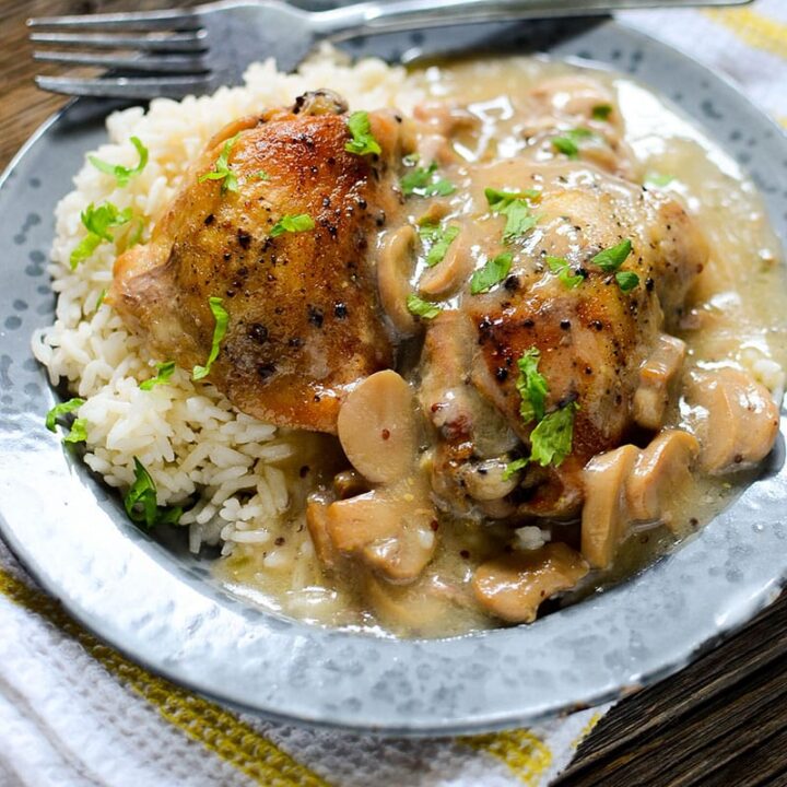 Slow Cooker Mushroom Mustard Chicken Recipes Simple