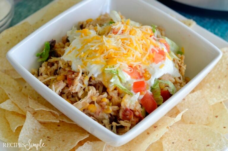 Instant Pot Chicken Burrito Bowls