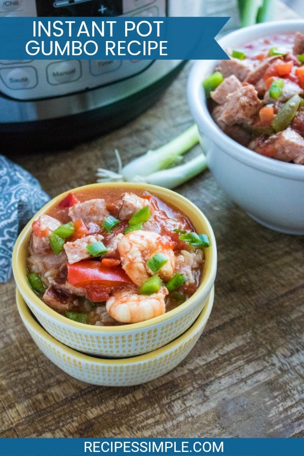 Instant Pot Pressure Cooker Gumbo Recipe