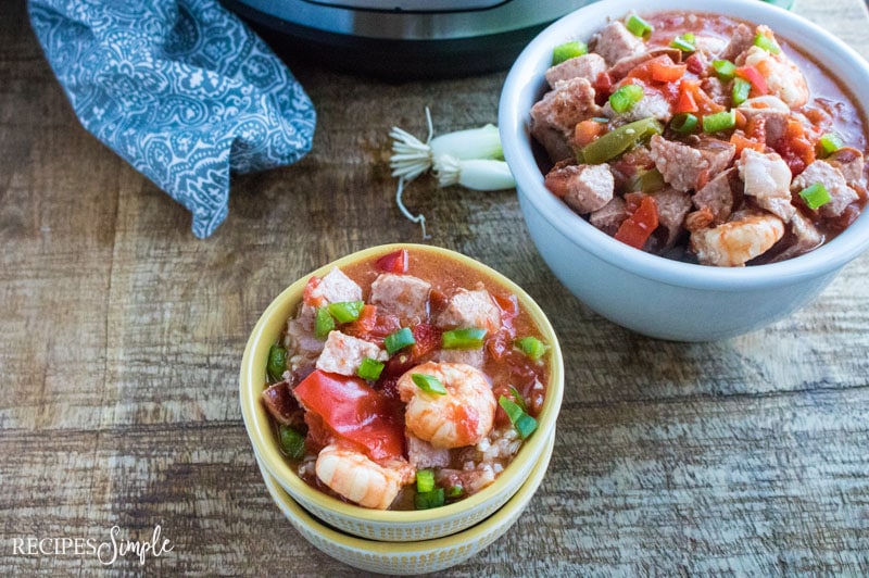 Instant Pot Shrimp Sausage Gumbo