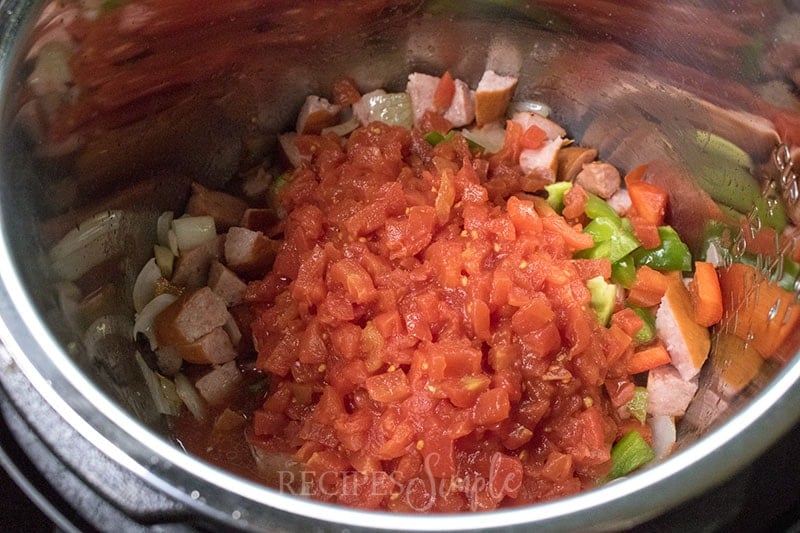 Instant Pot Gumbo Ingredients Cooking