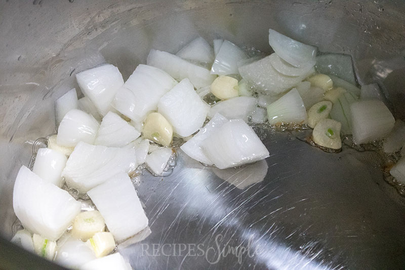 Instant Pot Gumbo Saute Onions And Garlic