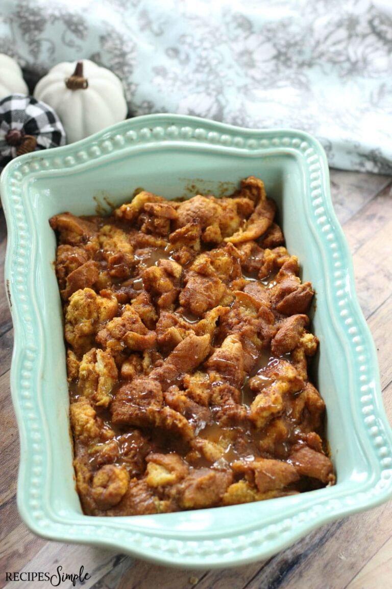 Pumpkin Maple Bread Pudding
