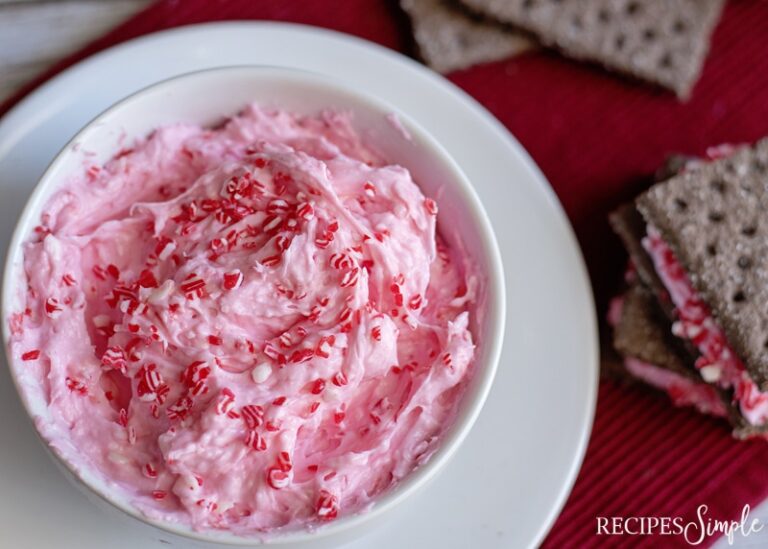 Candy Cane Christmas Dip