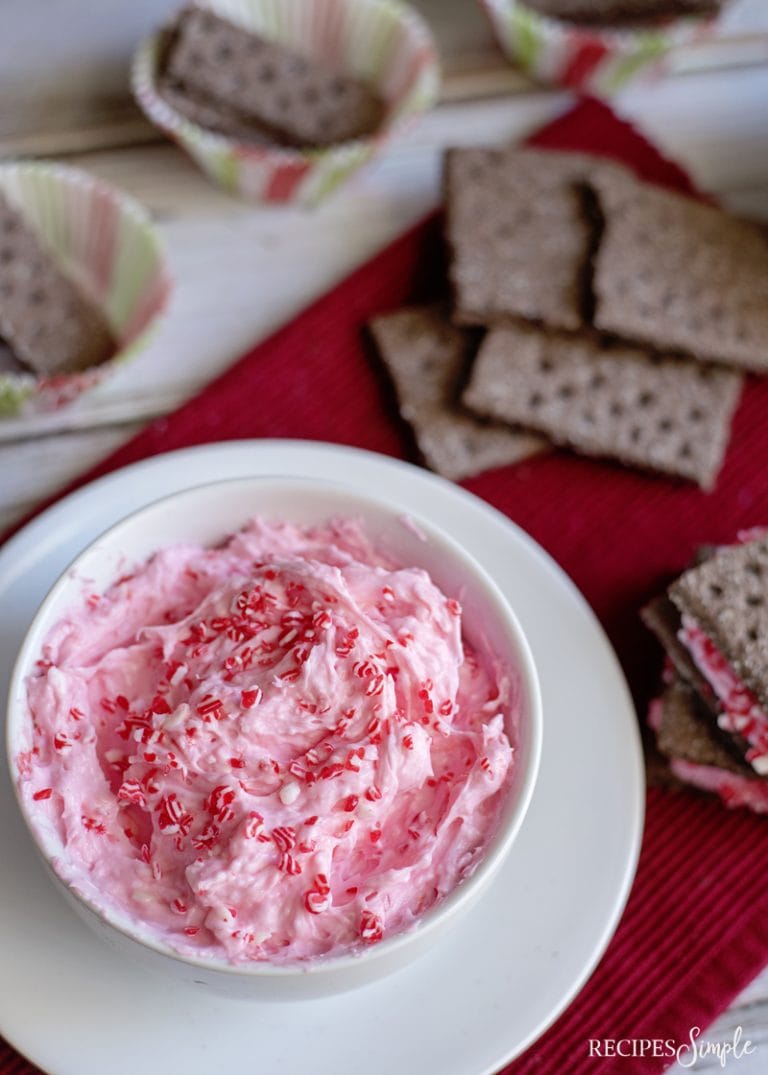 Candy Cane Christmas Dip Recipes Simple