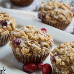 Cranberry Banana Muffins