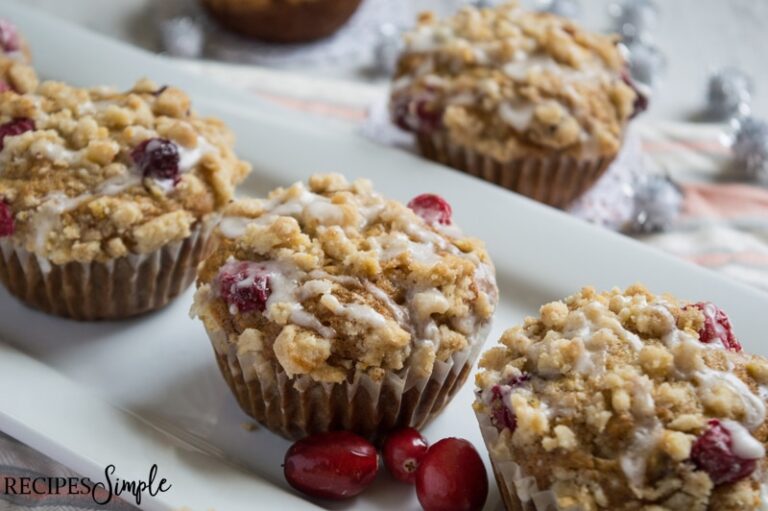 Cranberry Banana Muffins