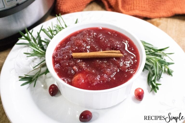 Instant Pot Cranberry Sauce