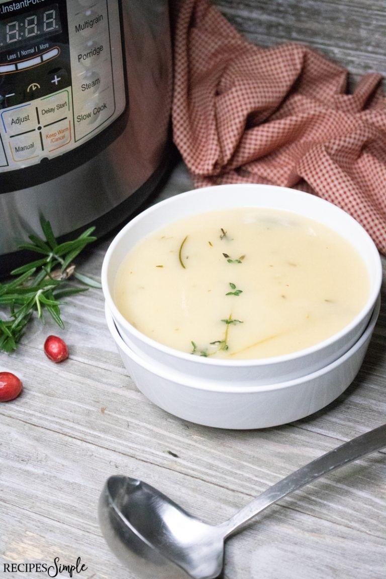 Instant Pot Herbed Turkey Gravy Recipe Recipes Simple