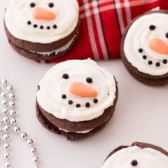 Snowman Whoopie Pies