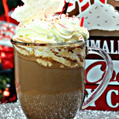 Candy Cane Dark Hot Cocoa