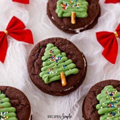 Christmas Tree Chocolate Whoopie Pies
