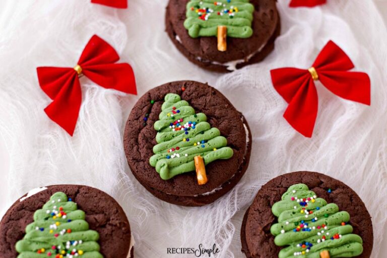 Christmas Tree Chocolate Whoopie Pies