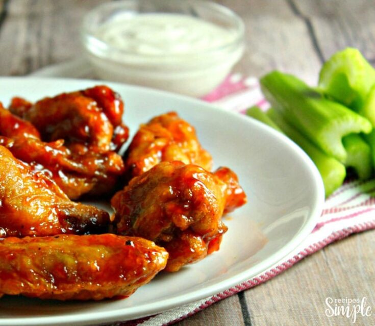 Crispy Oven Baked Hot Wings Recipes Simple