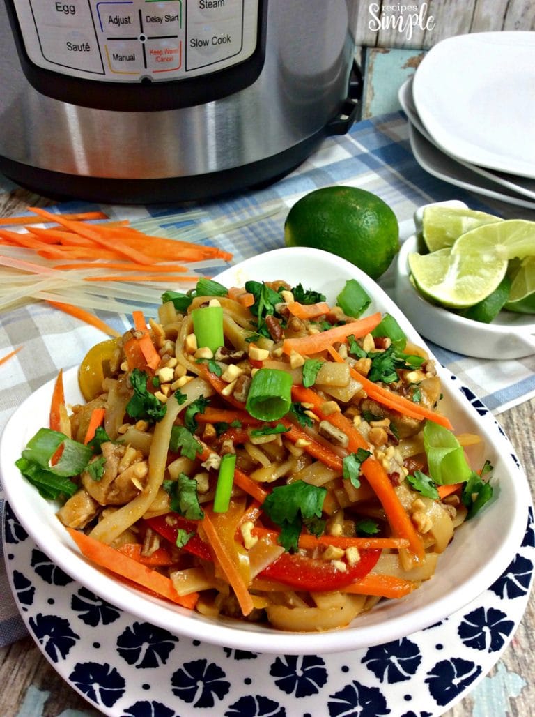 Instant Pot Chicken Pad Thai Recipes Simple