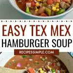 Easy Tex Mex Hamburger Soup Recipe