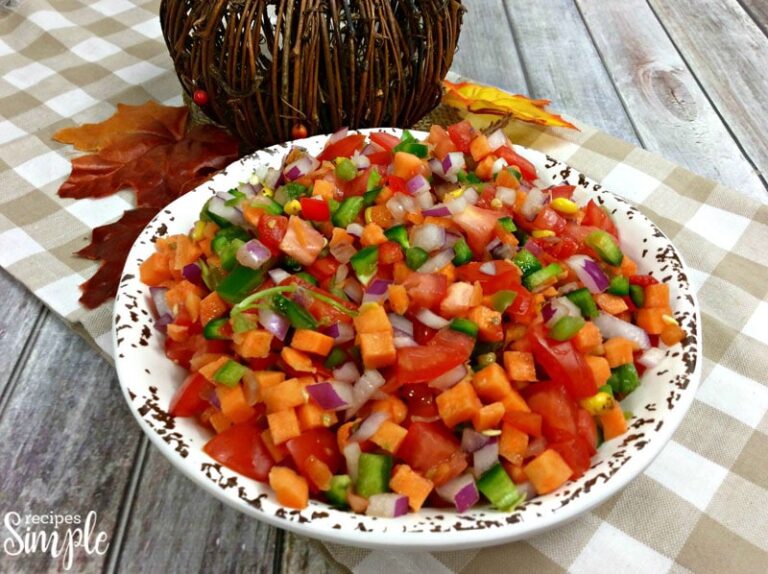Sweet Potato Pico De Gallo