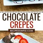 Chocolate Crepes Recipe