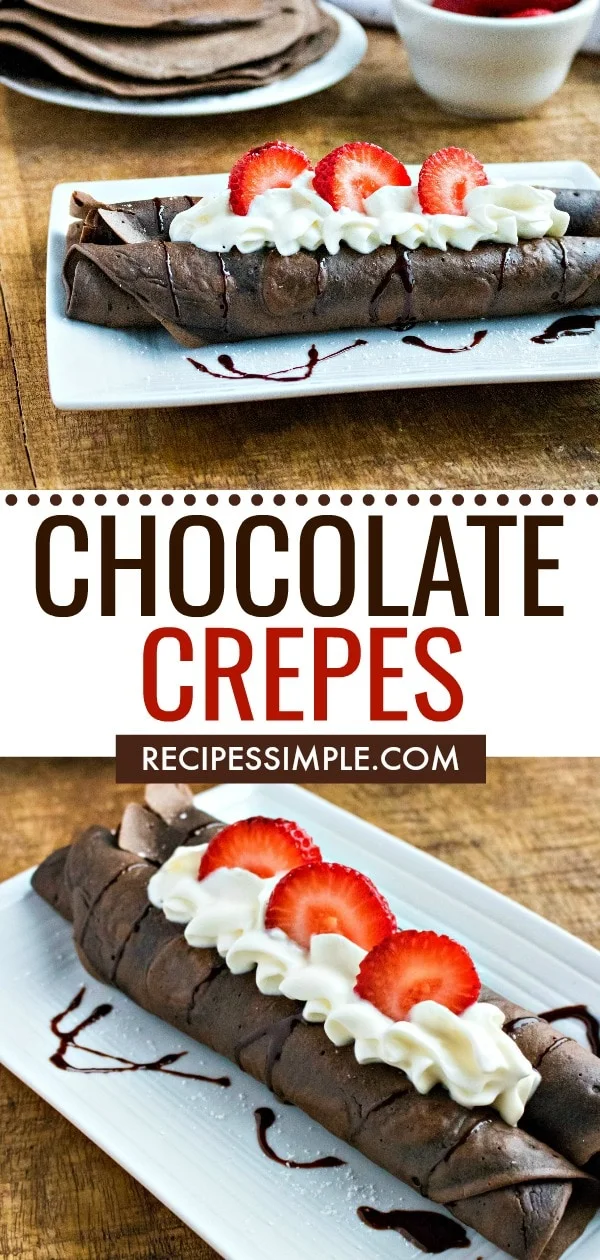 Chocolate Crepes Recipe