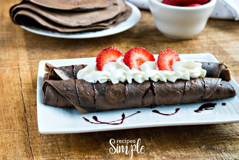 Easy Chocolate Crepe Recipe