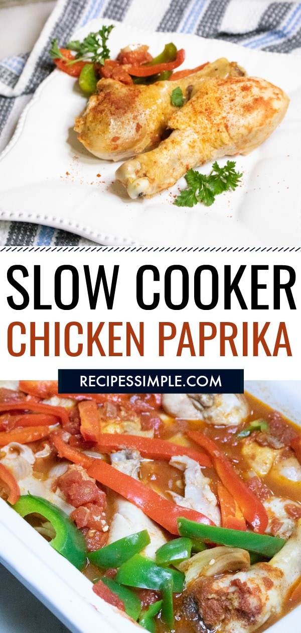 Slow Cooker Paprika Chicken