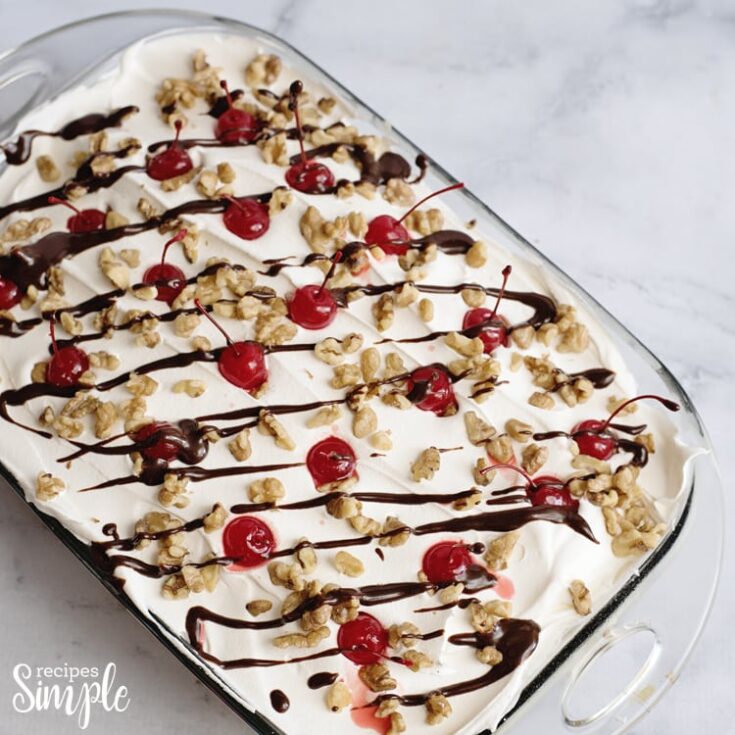No Bake Banana Split Dessert Recipe - Recipes Simple