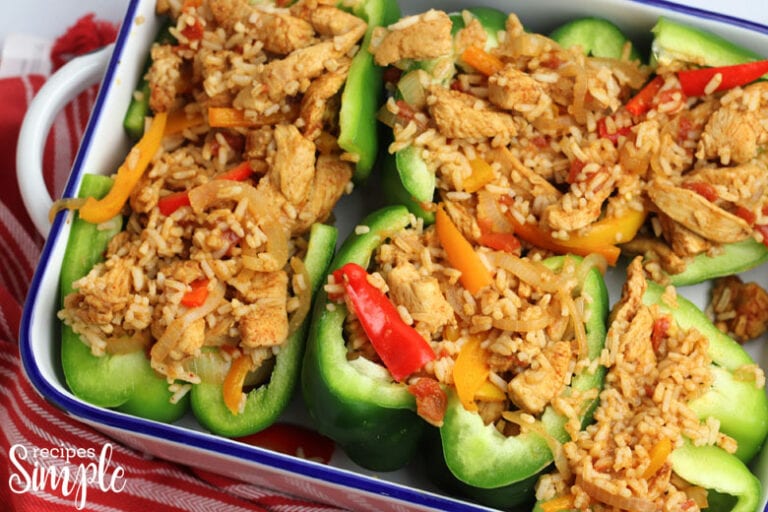 Chicken Fajita Stuffed Peppers Recipes Simple