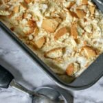 Banana Pudding Ice Cream Frozen In Pan
