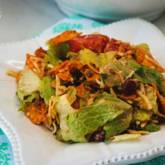 Doritos Taco Salad On Plate