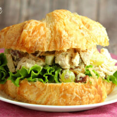 Fruity Chicken Curry Salad Plate