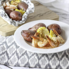 Grilled Shrimp And Veggie Foil Packets