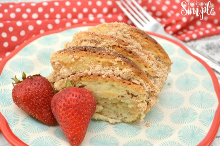 Pancake Breakfast Bake On Plate